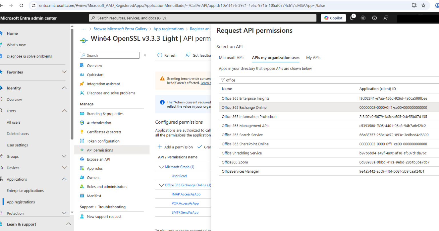 Exchange Online IMAP, POP3 and SMTP Credentials Flow Testing (OAuth ...